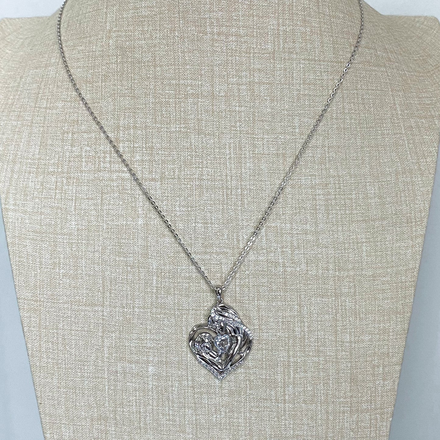 LG143 Heart Pendant Necklace Classic Handmade Jewelry