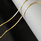 ZY-088 Herring Bone Small Necklace(3mm/2.5mm)