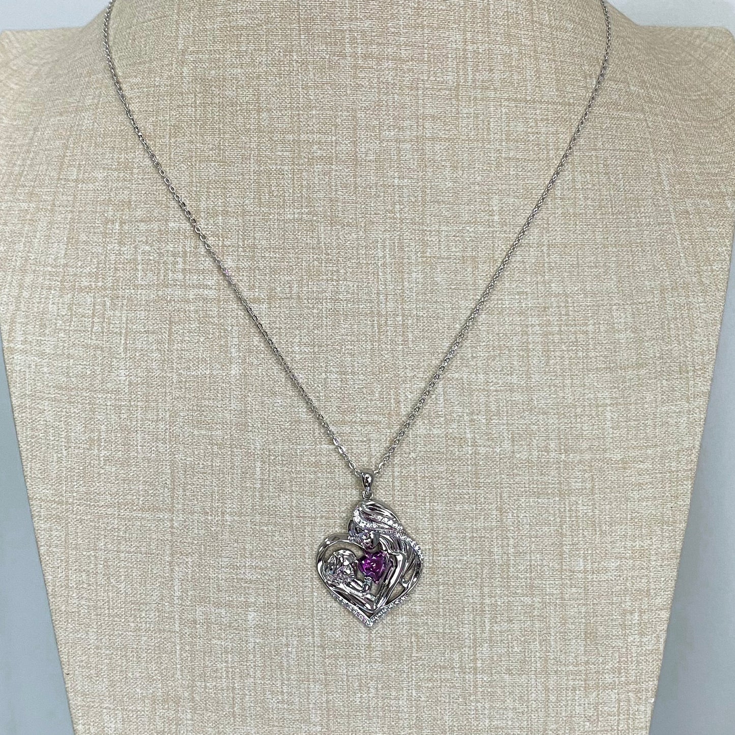 LG143 Heart Pendant Necklace Classic Handmade Jewelry