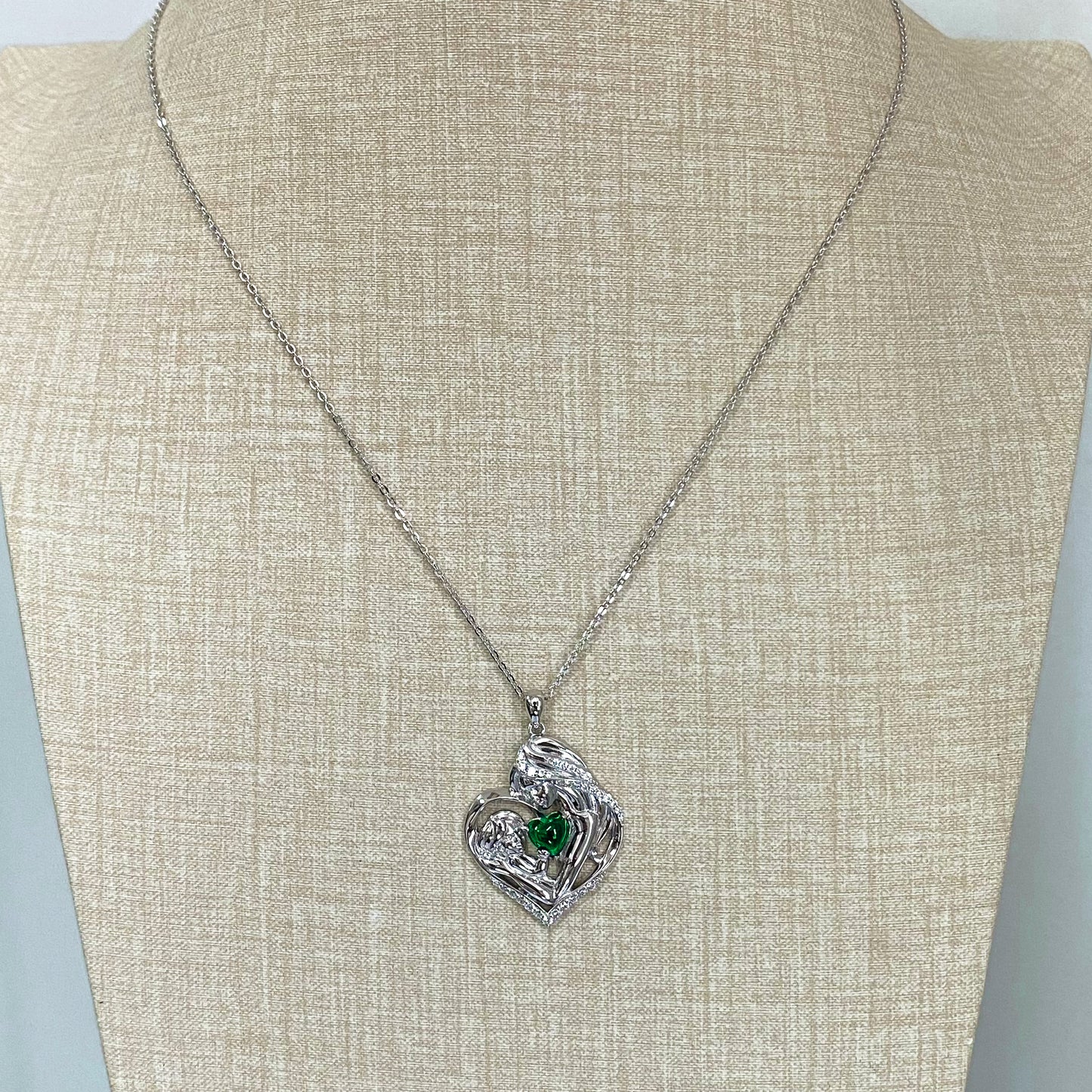 LG143 Heart Pendant Necklace Classic Handmade Jewelry