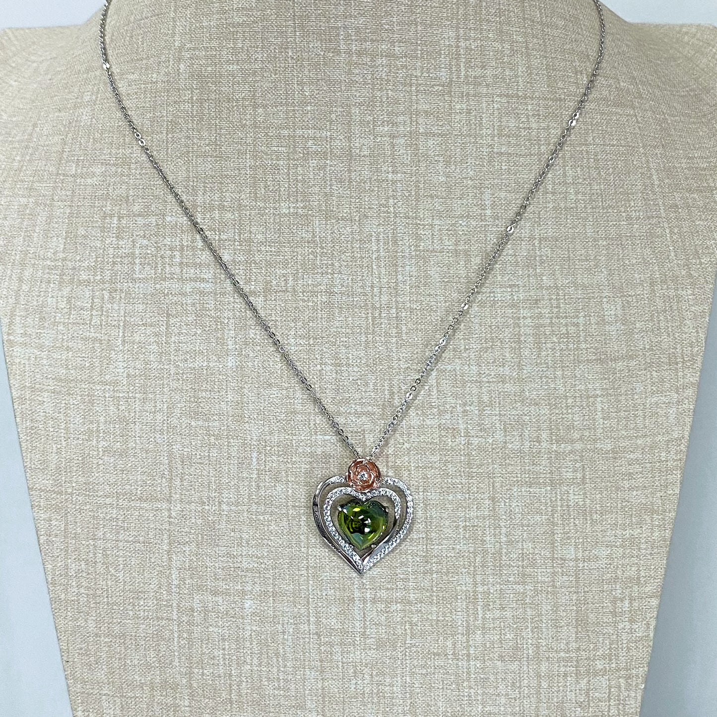 LG145 Heart Pendant Necklace Classic Handmade Jewelry