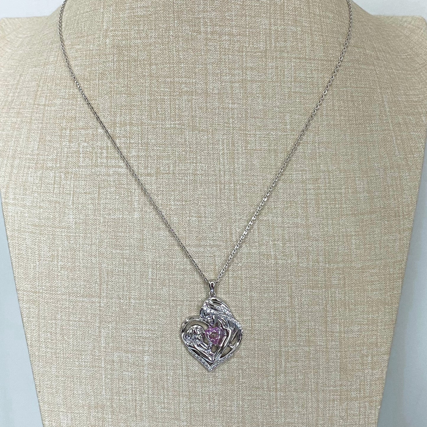 LG143 Heart Pendant Necklace Classic Handmade Jewelry