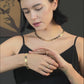 LG-002 Hexagonal Harmony Necklace/Bracelet Set