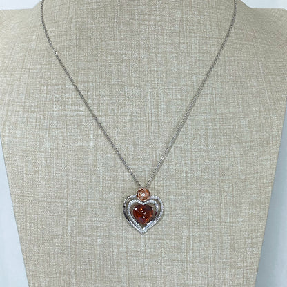 LG145 Heart Pendant Necklace Classic Handmade Jewelry