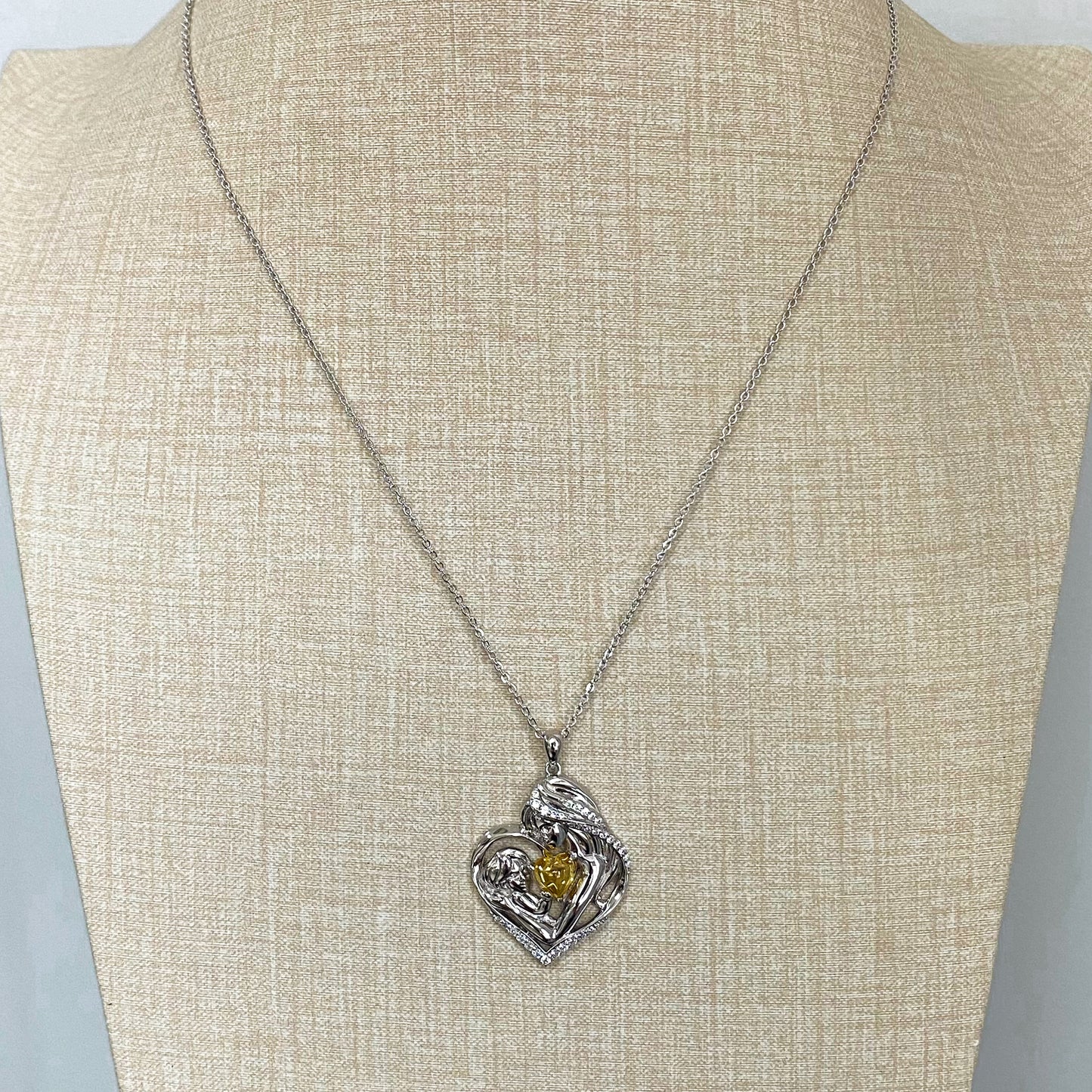 LG143 Heart Pendant Necklace Classic Handmade Jewelry