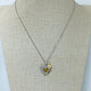 LG142 Sunflower Heart Pendant Necklace Classic Handmade Jewelry