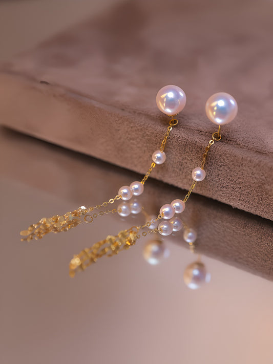 ZY-085 Natural Pearl Earrings