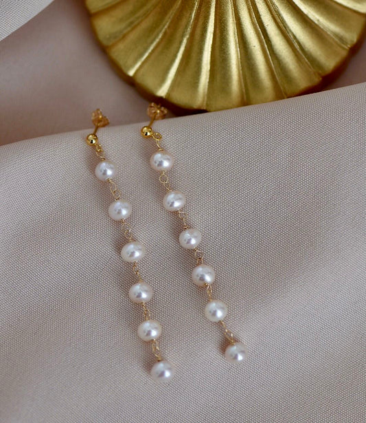 ZY-087 Natural Small Pearl earrings