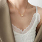 LG055 Lovely Moissanite Butterfly Pendant Necklace